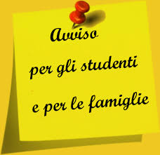 avviso studenti e famiglie