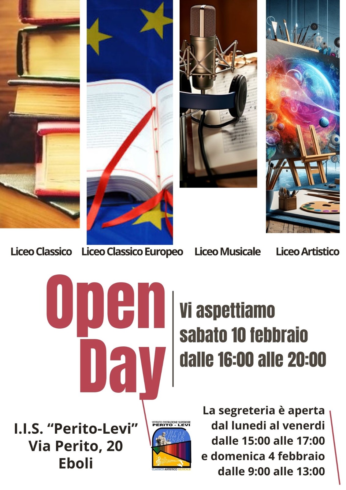 OPEN DAY 10 FEBBRAIO 2024