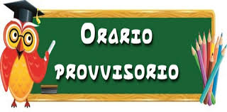 ORARIO PROVVISORIO